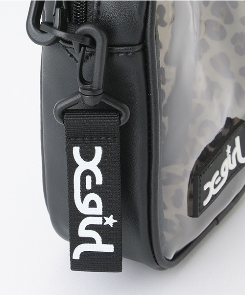 X-girl Stages(エックスガールステージス)の「総柄クリアショルダーバッグ(ショルダーバッグ・キッズ・オフホワイト/ブラック・FREE)」の8枚目の写真