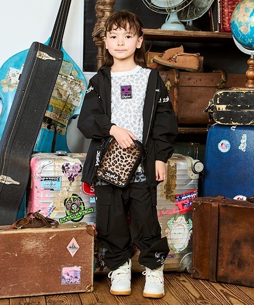 X-girl Stages(エックスガールステージス)の「総柄クリアショルダーバッグ(ショルダーバッグ・キッズ・オフホワイト/ブラック・FREE)」の14枚目の写真