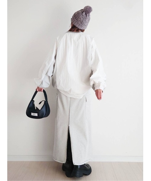 notch.（ノッチ）の「【 notch. by yui 】ゲームシャツ（ジャージ・レディース・ブルー/ホワイト/ネイビー/ライトグレー・M）」の8枚目の写真