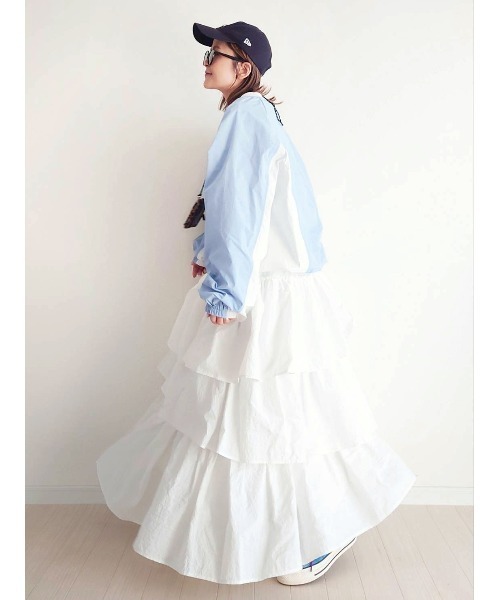 notch.（ノッチ）の「【 notch. by yui 】ゲームシャツ（ジャージ・レディース・ブルー/ホワイト/ネイビー/ライトグレー・M）」の14枚目の写真