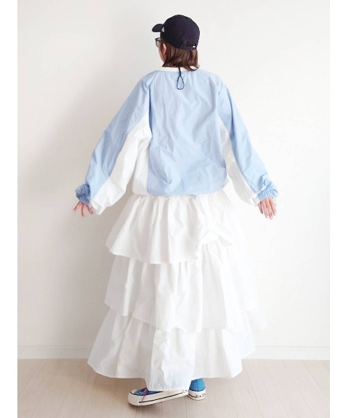 notch.（ノッチ）の「【 notch. by yui 】ゲームシャツ（ジャージ・レディース・ブルー/ホワイト/ネイビー/ライトグレー・M）」の15枚目の写真