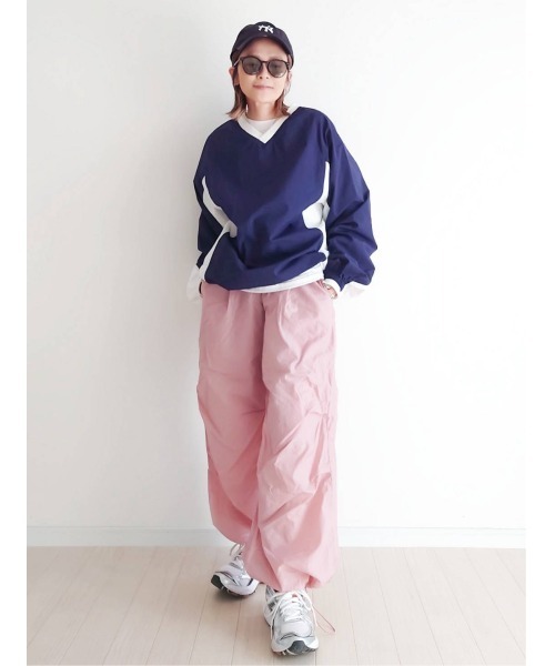 notch.（ノッチ）の「【 notch. by yui 】ゲームシャツ（ジャージ・レディース・ブルー/ホワイト/ネイビー/ライトグレー・M）」の19枚目の写真