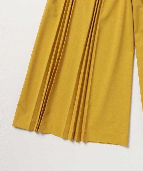 Ray BEAMS（レイビームス）の「■Ray BEAMS / プリーツフレアー ワイドパンツ（その他パンツ・レディース・イエロー系その他/ネイビー・1/0）」の9枚目の写真