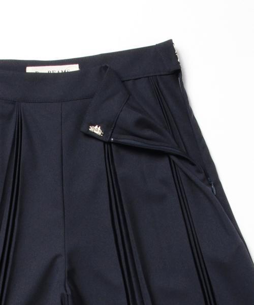 Ray BEAMS（レイビームス）の「■Ray BEAMS / プリーツフレアー ワイドパンツ（その他パンツ・レディース・イエロー系その他/ネイビー・1/0）」の11枚目の写真