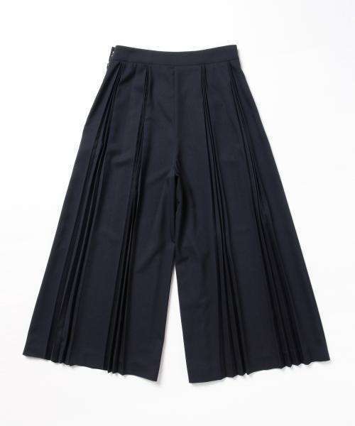 Ray BEAMS（レイビームス）の「■Ray BEAMS / プリーツフレアー ワイドパンツ（その他パンツ・レディース・イエロー系その他/ネイビー・1/0）」の6枚目の写真