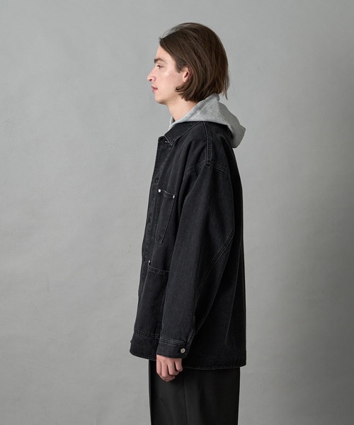 SLICK(スリック)の「12オンスデニムカバーオール(カバーオール・メンズ・インディゴブルー/ブラック・1/2/3)」の11枚目の写真