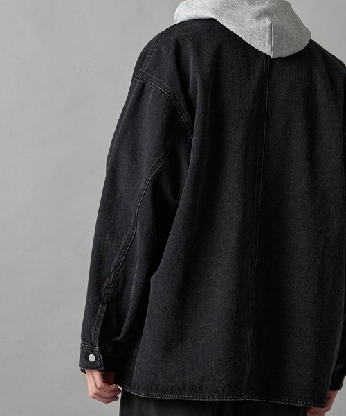 SLICK(スリック)の「12オンスデニムカバーオール(カバーオール・メンズ・インディゴブルー/ブラック・1/2/3)」の14枚目の写真