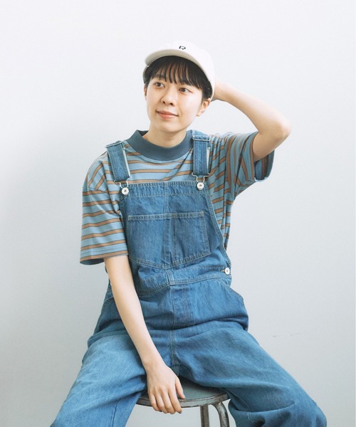 PAR ICI（パーリッシィ）の「マルチボーダー 半袖Tシャツ（Tシャツ/カットソー・レディース・ピンク/ホワイト/ブルー・FREE）」の21枚目の写真