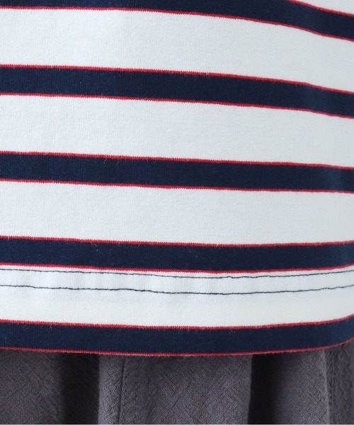 PAR ICI（パーリッシィ）の「マルチボーダー 半袖Tシャツ（Tシャツ/カットソー・レディース・ピンク/ホワイト/ブルー・FREE）」の15枚目の写真