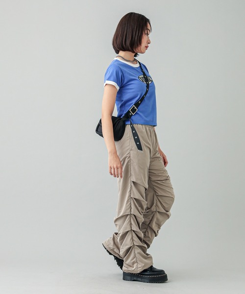 X-girl（エックスガール）の「WAIST MINI BAG（ショルダーバッグ・レディース・ブルー/ブラック・ONE SIZE）」の14枚目の写真