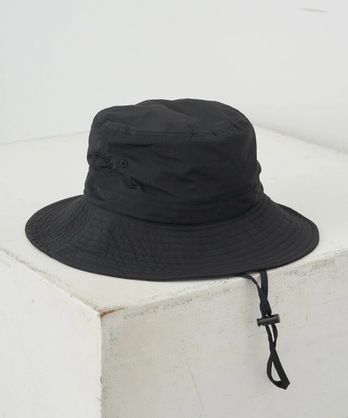 earth music&ecology(アースミュージックアンドエコロジー)の「ナイロンバケットハット(ハット・レディース・ブラック/ベージュ/ホワイト/グリーン・FREE)」の3枚目の写真