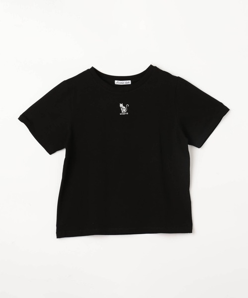 NICOLE CLUB(ニコル クラブ)の「ネコ刺繍Tシャツ(Tシャツ/カットソー・レディース・グレー系/ホワイト系/オフホワイト/ブラック・FREE)」の22枚目の写真