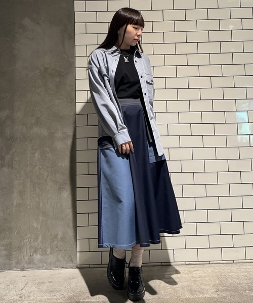 NICOLE CLUB(ニコル クラブ)の「ネコ刺繍Tシャツ(Tシャツ/カットソー・レディース・グレー系/ホワイト系/オフホワイト/ブラック・FREE)」の17枚目の写真