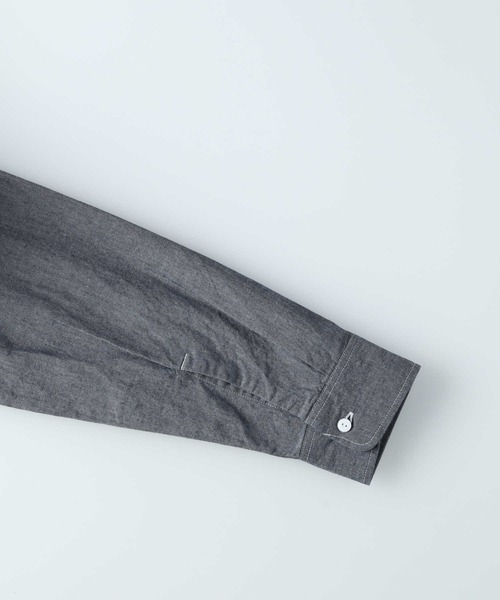 Lee（リー）の「【Lee】マリンシャンブレーシャツ（シャツ/ブラウス・メンズ・ダークインディゴブルー・L/XL/M）」の7枚目の写真