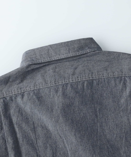 Lee（リー）の「【Lee】マリンシャンブレーシャツ（シャツ/ブラウス・メンズ・ダークインディゴブルー・L/XL/M）」の8枚目の写真