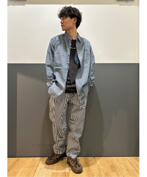 Lee（リー）の「【Lee】マリンシャンブレーシャツ（シャツ/ブラウス・メンズ・ダークインディゴブルー・L/XL/M）」の19枚目の写真