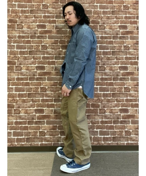 Lee（リー）の「【Lee】マリンシャンブレーシャツ（シャツ/ブラウス・メンズ・ダークインディゴブルー・L/XL/M）」の14枚目の写真