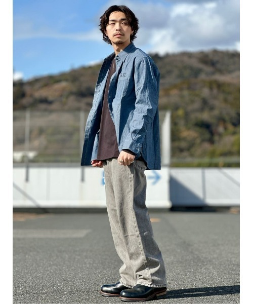 Lee（リー）の「【Lee】マリンシャンブレーシャツ（シャツ/ブラウス