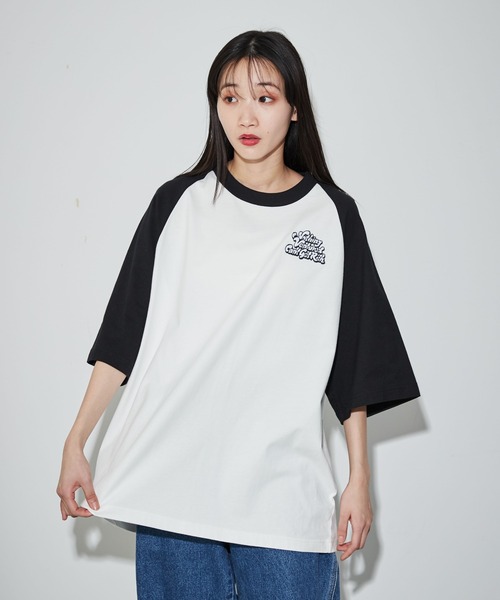 セール】WEGO/グラフィックラグランBIGT（Tシャツ/カットソー