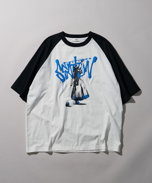 セール】WEGO/グラフィックラグランBIGT（Tシャツ/カットソー