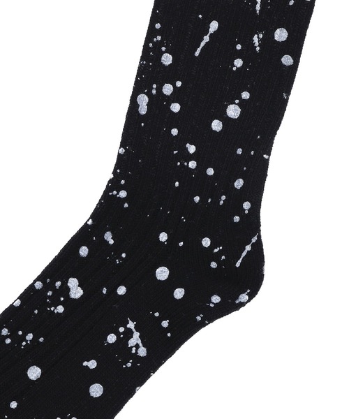 SILAS(サイラス)の「SPUTTERING SOCKS(ソックス/靴下・メンズ・ブラック/ホワイト/ライトグリーン・ONE SIZE)」の11枚目の写真