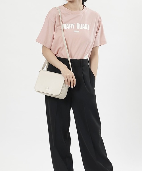 MARY QUANT（マリークワント）の「スタンダードロゴデイジー Tシャツ（Tシャツ/カットソー・レディース・ホワイト/ネイビー/ピンク/ブラック・M）」の4枚目の写真