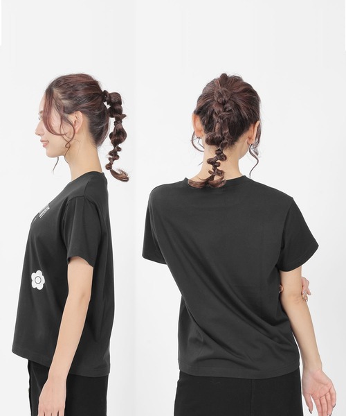 MARY QUANT（マリークワント）の「スタンダードロゴデイジー Tシャツ（Tシャツ/カットソー・レディース・ホワイト/ネイビー/ピンク/ブラック・M）」の12枚目の写真