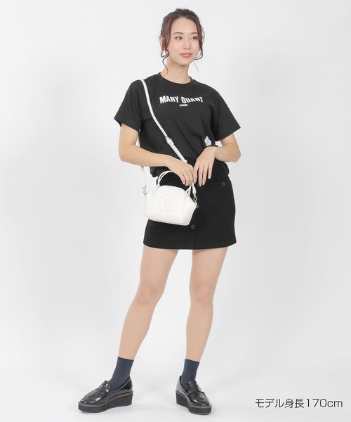 MARY QUANT（マリークワント）の「スタンダードロゴデイジー Tシャツ（Tシャツ/カットソー・レディース・ホワイト/ネイビー/ピンク/ブラック・M）」の14枚目の写真