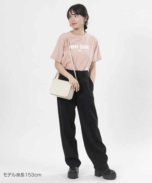MARY QUANT（マリークワント）の「スタンダードロゴデイジー Tシャツ（Tシャツ/カットソー・レディース・ホワイト/ネイビー/ピンク/ブラック・M）」の18枚目の写真