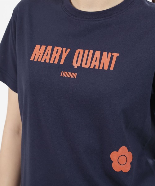 MARY QUANT（マリークワント）の「スタンダードロゴデイジー Tシャツ（Tシャツ/カットソー・レディース・ホワイト/ネイビー/ピンク/ブラック・M）」の22枚目の写真