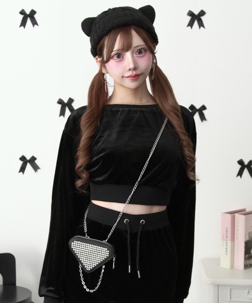 セール】エンボスロゴベロアセットアップ（ワンピース