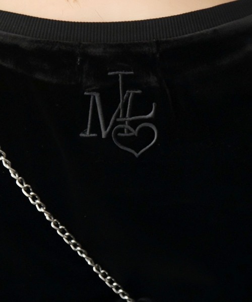 DearMyLoveMillor(ディアマイラブミラー)の「エンボスロゴベロアセットアップ(ワンピース・レディース・ベビーピンク/ブラック・MEDIUM/LARGE/LL/3L)」の6枚目の写真