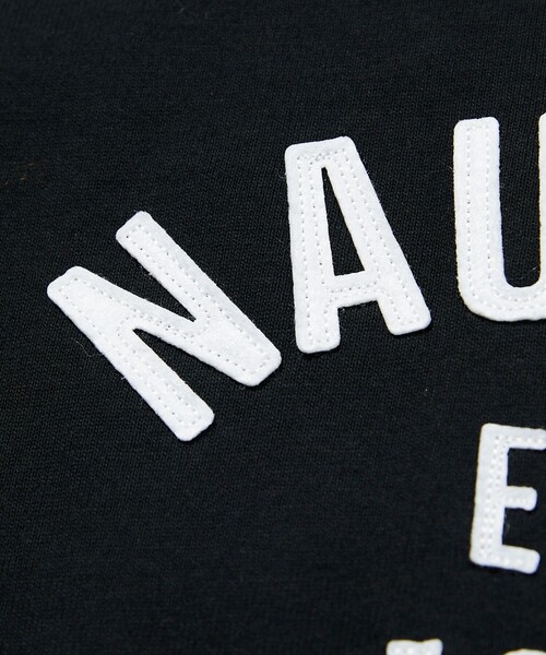 NAUTICA（ノーティカ）の「NAUTICA/ノーティカ Felt Patch Arch Logo S/S Tee/フェルトパッチ アーチロゴ ショートスリーブTシャツ（Tシャツ/カットソー・メンズ・ライトグレー/ホワイト/ブラック/ブルー/ネイビー・X-LARGE/LARGE/MEDIUM/SMALL）」の9枚目の写真