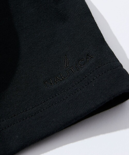 NAUTICA（ノーティカ）の「NAUTICA/ノーティカ Felt Patch Arch Logo S/S Tee/フェルトパッチ アーチロゴ ショートスリーブTシャツ（Tシャツ/カットソー・メンズ・ライトグレー/ホワイト/ブラック/ブルー/ネイビー・X-LARGE/LARGE/MEDIUM/SMALL）」の11枚目の写真