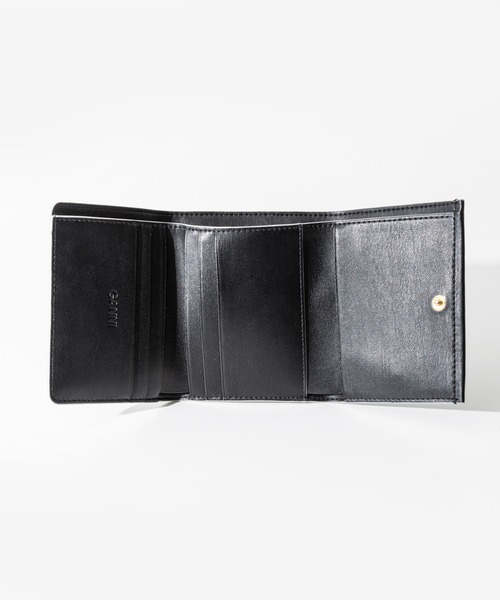 GANNI(ガニー)の「GANNI Ganni Bou Trifold ガニー ボウ 三つ折り財布(財布・レディース・ブラック・FREE)」の9枚目の写真