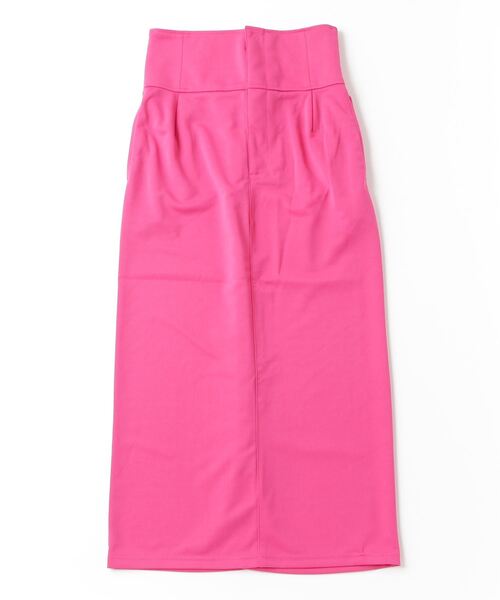 byYOUANCE（バイユアンス）の「ハイウエストタイトロングスカート（スカート・レディース・グリーン/ピンク/オレンジ/ブラック/サックスブルー/アイボリー/イエロー・FREE）」の6枚目の写真