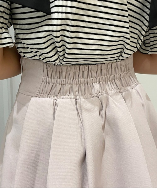 abc une face（アーベーセーアンフェイス）の「ダブルフレアミニスカート（スカート・レディース・ブラック系その他/ブラック系その他2/ブラック/グレー系その他/ピンク/ブラック系その他3/ホワイト系その他・FREE）」の14枚目の写真