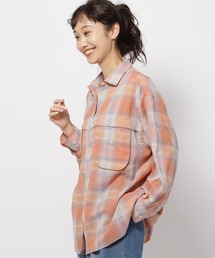 niko and... | フィッシングチェックシアーシャツ(シャツ/ブラウス)