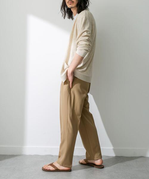 URBAN RESEARCH Sonny Label（アーバンリサーチサニーレーベル）の「『洗濯可』リネン混Vネックニットカーディガン（カーディガン/ボレロ・メンズ・オレンジ/ネイビー/オフホワイト/グリーン・MEDIUM/LARGE）」の8枚目の写真