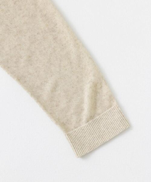 URBAN RESEARCH Sonny Label（アーバンリサーチサニーレーベル）の「『洗濯可』リネン混Vネックニットカーディガン（カーディガン/ボレロ・メンズ・オレンジ/ネイビー/オフホワイト/グリーン・MEDIUM/LARGE）」の10枚目の写真