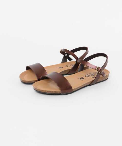 PLAKTON（プラクトン）の「PLAKTON　アンクルストラップサンダル（サンダル・レディース・ブラウン/ゴールド系その他・38/37）」の8枚目の写真