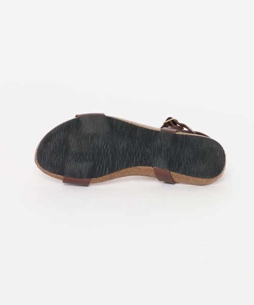 PLAKTON（プラクトン）の「PLAKTON　アンクルストラップサンダル（サンダル・レディース・ブラウン/ゴールド系その他・38/37）」の5枚目の写真