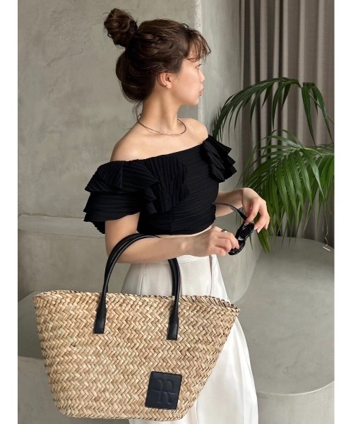 FRAY I.D（フレイアイディー）の「ショルダーフリルビキニ（水着