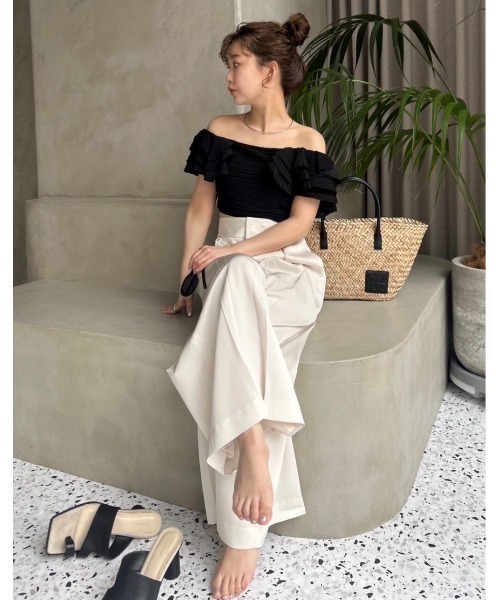 FRAY I.D（フレイアイディー）の「ショルダーフリルビキニ（水着