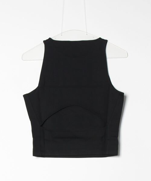 Calvin Klein(カルバン・クライン)の「Calvin Klein/カルバンクライン ARCHIVAL MILANO TOP タンクトップ(タンクトップ・レディース・ブラック・L/M/S)」の2枚目の写真