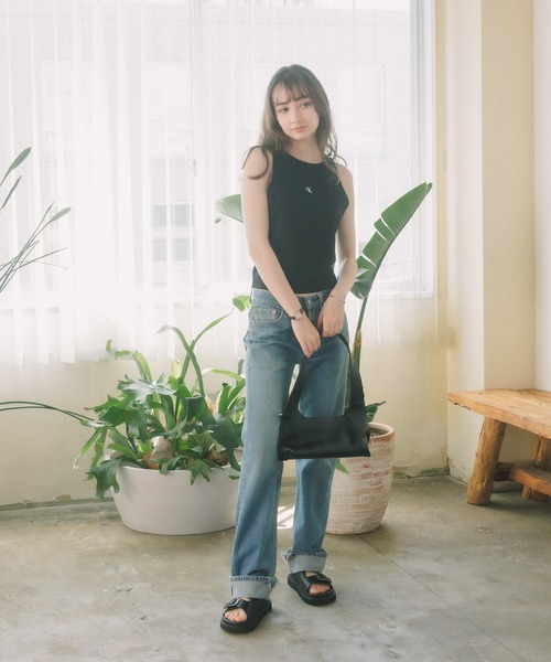 Calvin Klein(カルバン・クライン)の「Calvin Klein/カルバンクライン ARCHIVAL MILANO TOP タンクトップ(タンクトップ・レディース・ブラック・L/M/S)」の13枚目の写真