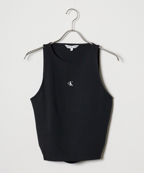 Calvin Klein(カルバン・クライン)の「Calvin Klein/カルバンクライン ARCHIVAL MILANO TOP タンクトップ(タンクトップ・レディース・ブラック・L/M/S)」の8枚目の写真