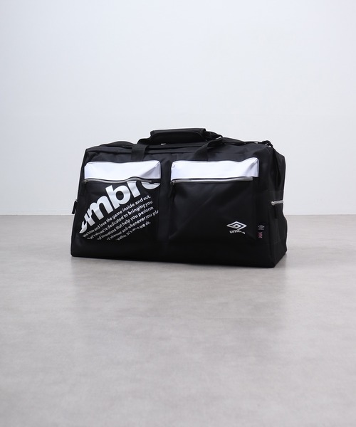 UMBRO（アンブロ）の「JUNESELECT ｕｍｂｒｏ　トラベルボストンバッグ（ボストンバッグ・メンズ・ネイビー×ホワイト/ブラック×ホワイト・FREE）」の3枚目の写真