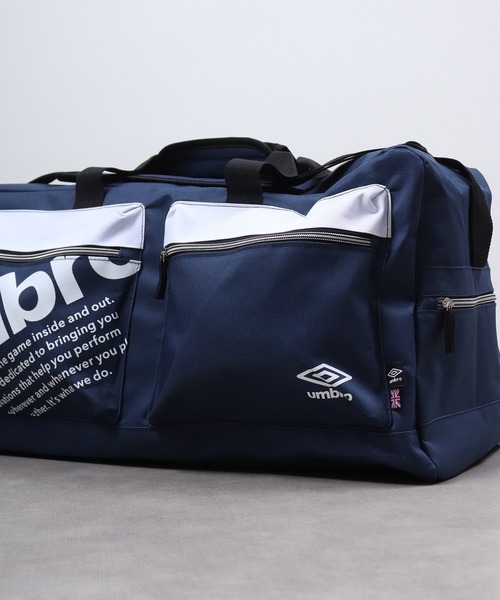 UMBRO（アンブロ）の「JUNESELECT ｕｍｂｒｏ　トラベルボストンバッグ（ボストンバッグ・メンズ・ネイビー×ホワイト/ブラック×ホワイト・FREE）」の6枚目の写真