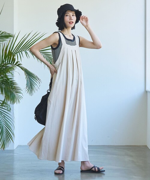 coen（コーエン）の「キャンバスフリンジバケットハット（ハット・レディース・オフホワイト/ブラック・FREE）」の11枚目の写真